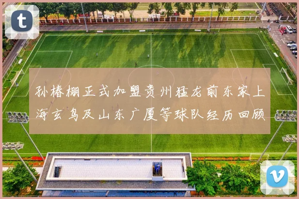 孙椿棚正式加盟贵州猛龙前东家上海玄鸟及山东广厦等球队经历回顾